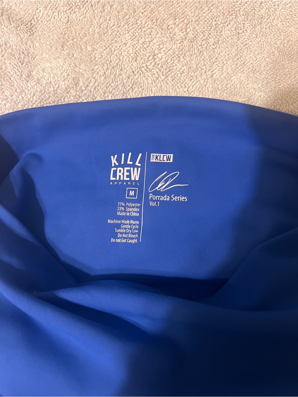 KILL CREW Women’s Royal Blue Porrada Series biker shorts